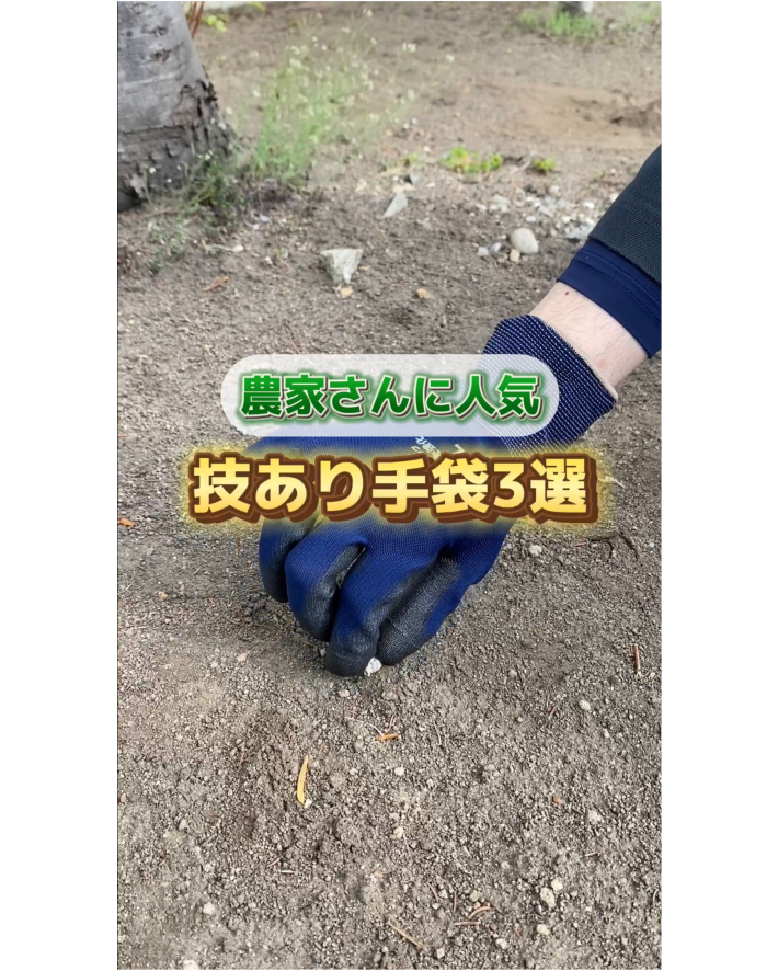 農家さんに人気！技あり手袋３選